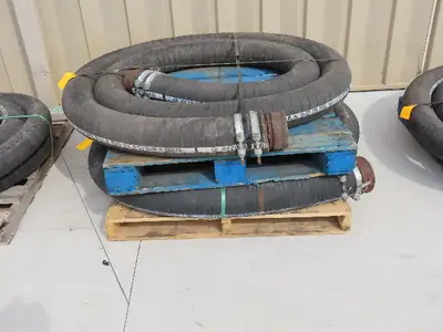 Jason 4470 Dry Bulk Material Suction Hose 5" ID x 24' Gum Rubber 75 PSI