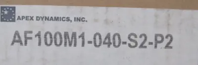 NEW APEX AF100-S2-P2 GEARBOX 40:1 AF100S2P2 8170280