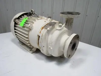 Dietz Ampco 7.5Hp 3450RPM 220/440V 3Ph 2" x 1-1/2" ZC2 Flange Centrifugal Pump