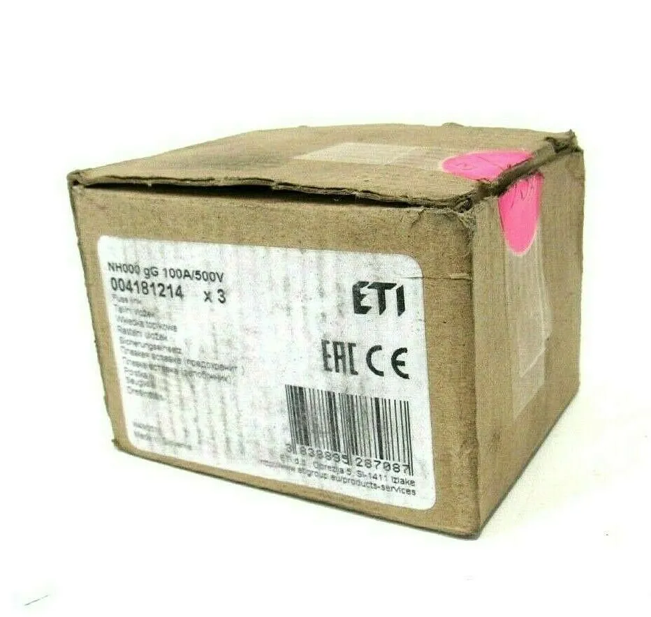 LOT OF 3 NEW ETI ELEKTROELEMENT 004181214 FUSE LINKS