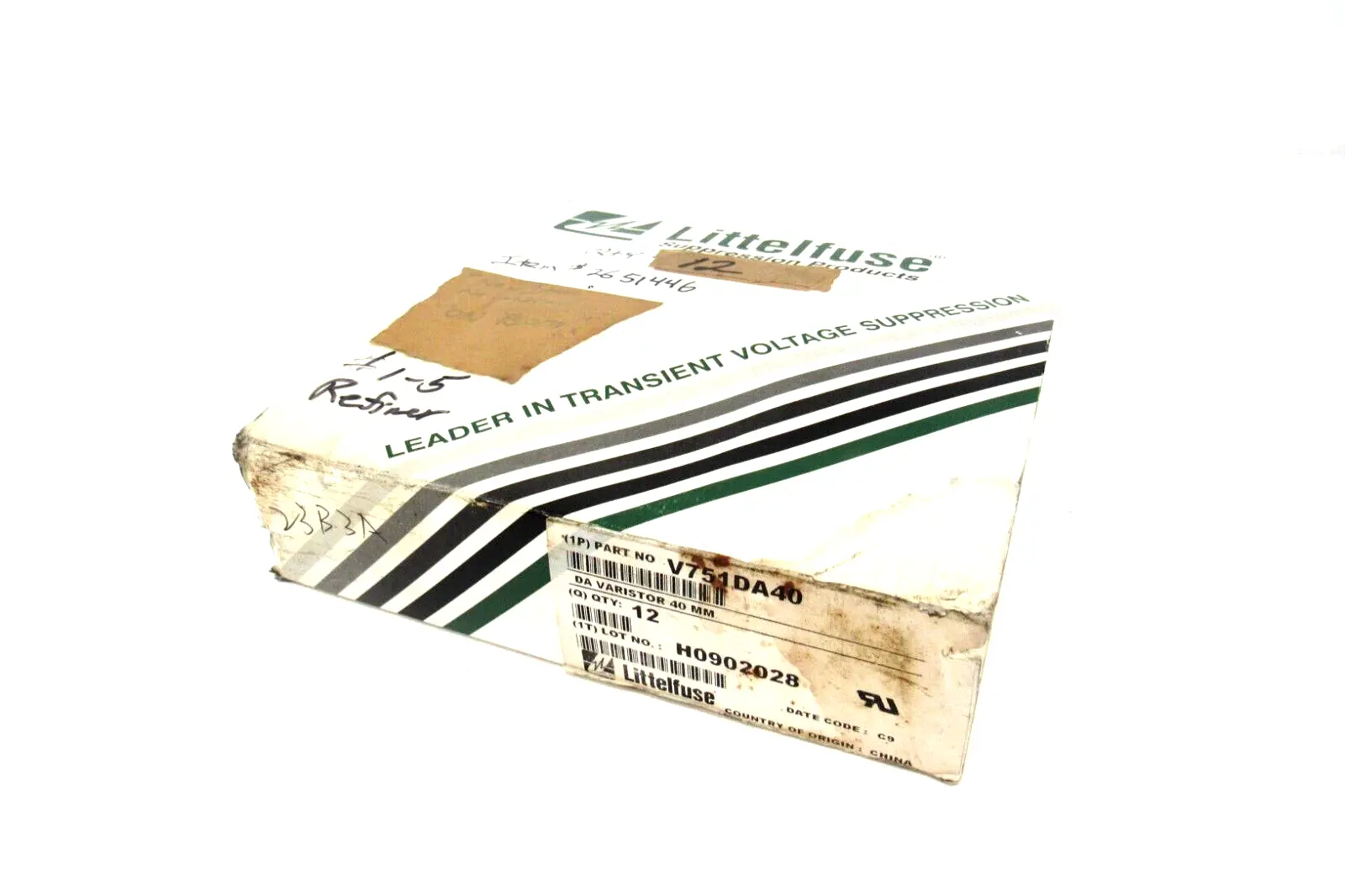 BOX OF 12 NEW LITTELFUSE V751DA40 VARISTORS