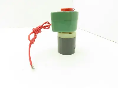 Plast-o-matic EUC2V8G20 PVC Automatic Control Valve Pneumatic 1/8" 120V Coil