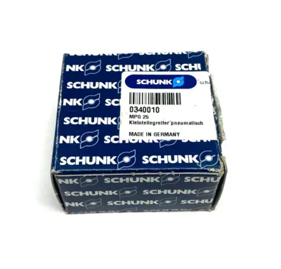 USED SCHUNK 2-FINGER PARALLEL FOR SMALL COMPONENTS MGP 25, 3MM STROKE PER JAW