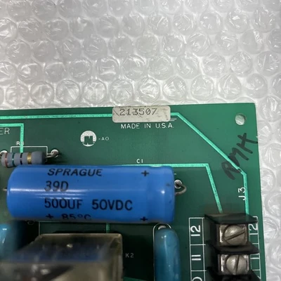 ** PREOWNED AUTO RETRANSFER SWITCH 213507 SCI  411356 CIRCUIT BOARD #