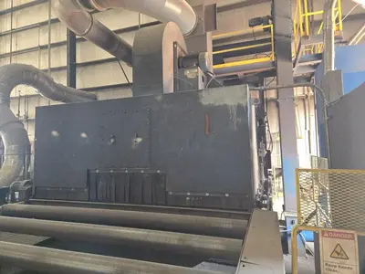 Used 2008 BLASTEC 10' PLATE Roller Conveyor Shot Blaster Pennsylvania US | Shot Blasting Equipment #1541094
