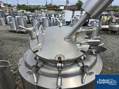 USED Vessel Craft 100 Gal Vessel Craft Reactor, 316 S/S, 50/50#