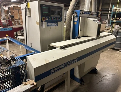 Used 2001 OMGA V235 NC US Double Miter Saws Ontario CA | MachineryMax #1384806