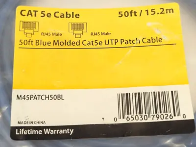 New | in-Stock StarTech M45PATCH50BL Cable & Wire Michigan US | Maverick Industrial Sales #1395851