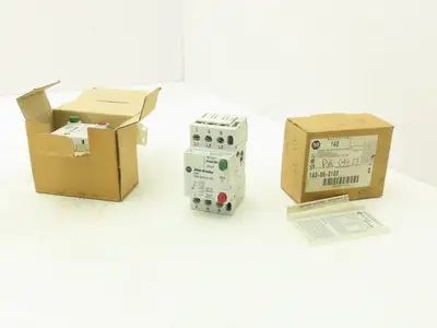 Allen Bradley 140-MN-0100 Manual Motor Starter 1.5Hp 600v 3Ph 0.63-1A Ser D