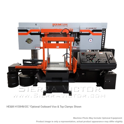 HE&M H130HM-DC Horizontal Bandsaws Semi Auto | Sierra Victor Industries (1)