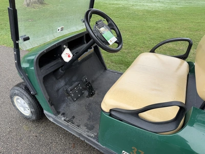 (1) 2017 E-Z-Go golf cart with a Kawasaki gas engine, model 625111G01, does not include Club canopy,...