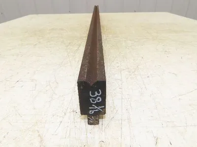 Press Brake Die 38" Long 90° V 3/8" W 3/16" D 1-3/4" H 1/2" Tang