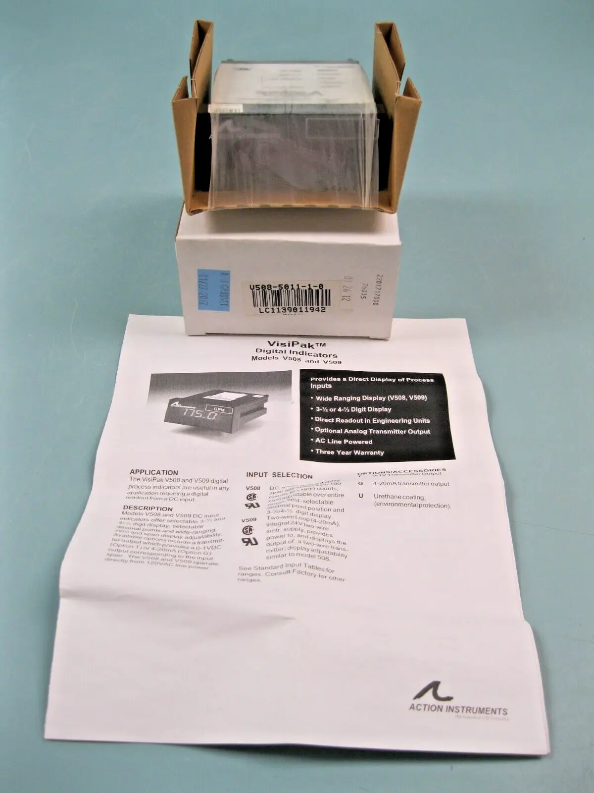 NEW Action Instruments V508-5011-1-0