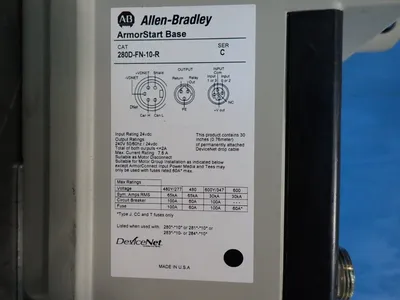 USED ALLENBRADLEY 280DF12Z10CGRW3P1