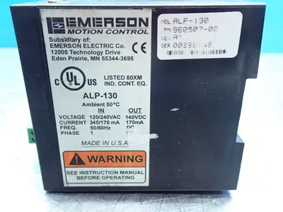 Used EMERSON ALP130 DIN Rail Power Supplies Ohio US | HGR 24 #879779