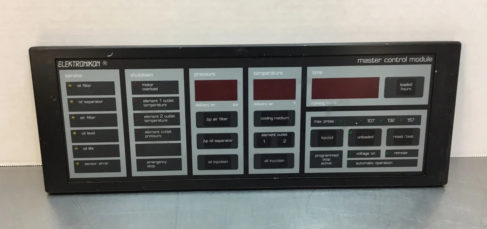ATLAS COPCO 1202 6901 01 Panel For Master Control Module 5B