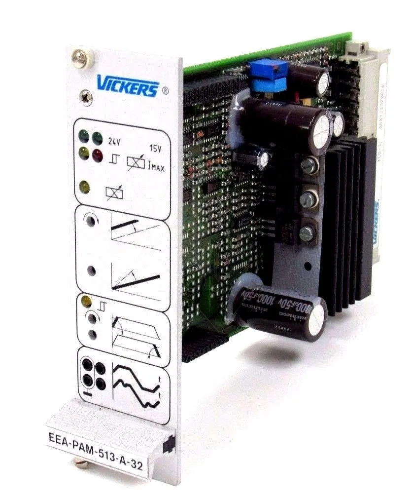 USED VICKERS EEA-PAM-513-A-32 CONTROL BOARD EEAPAM513A32