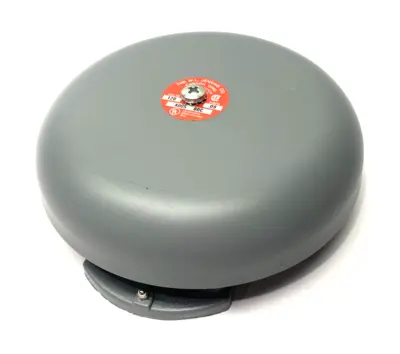 Used W.L. Jenkins Ringing Alarm Bell 10" Gray 60C 120V 0.09A Security & Surveillance Michigan US | Maverick Industrial Sales #1402251