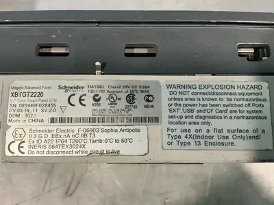 Used SCHNEIDER ELECTRIC XBTGT2220 Automation Control (HMI) Ohio US | HGR 24 #1457431