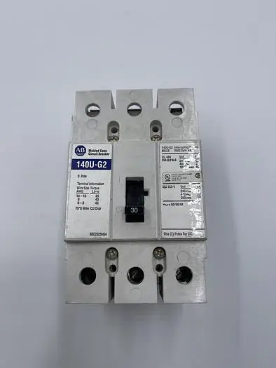 Used ALLEN-BRADLEY ALLEN-BRADLEY 140U-G2-MCCB Fuses | ND Industrial Surplus #1215468
