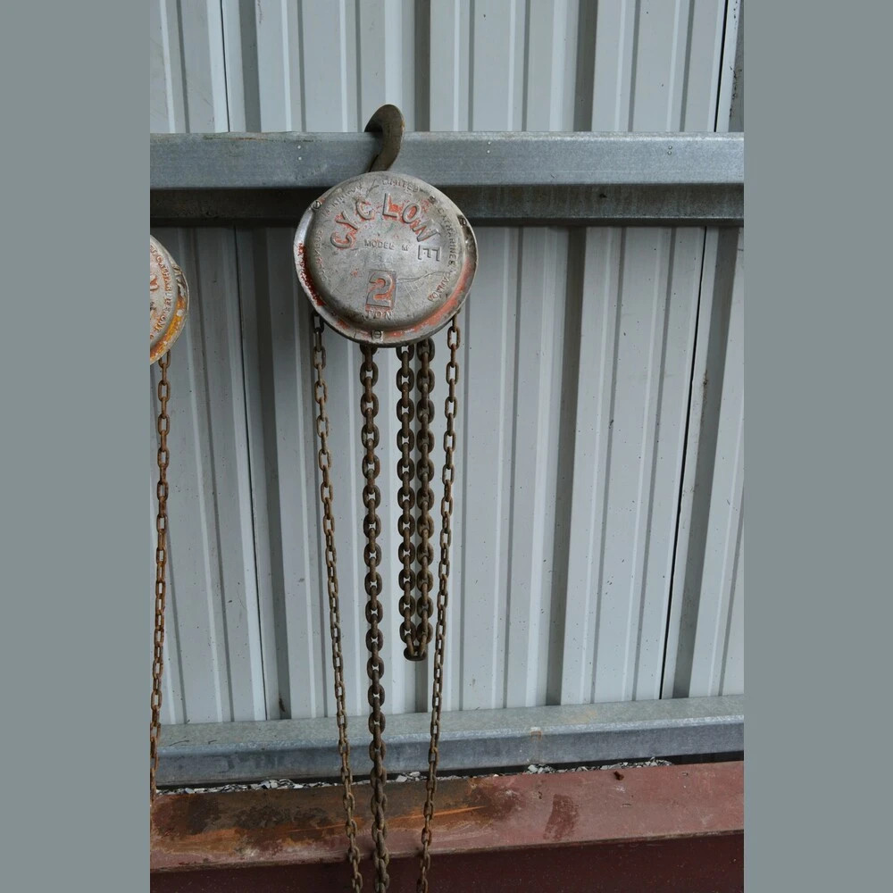 Columbus Mckinnon 2 Ton Cyclone Hand Chain Hoist