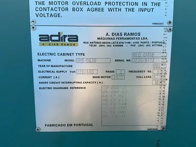 Used 1997 A. DIAS RAMOS GHS0630 Power Squaring Shears (Inch) Ohio US | HGR 24 #1406002