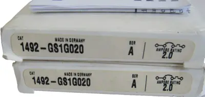 ALLEN BRADLEY 1492-GS1G020 MINI CIRCUIT BREAKER 1492GS1G020 LOT OF 2 NEW,SURPLUS