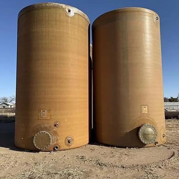 New | in-Stock 400BBL FIBERGLASS VERTICAL TANKS Plastic and Fiberglass Tanks US | Bx Tank Supply #1095140