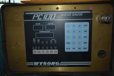 WYSONG 1010 Fabricating/Presses, Shear | Machinery Central (3)