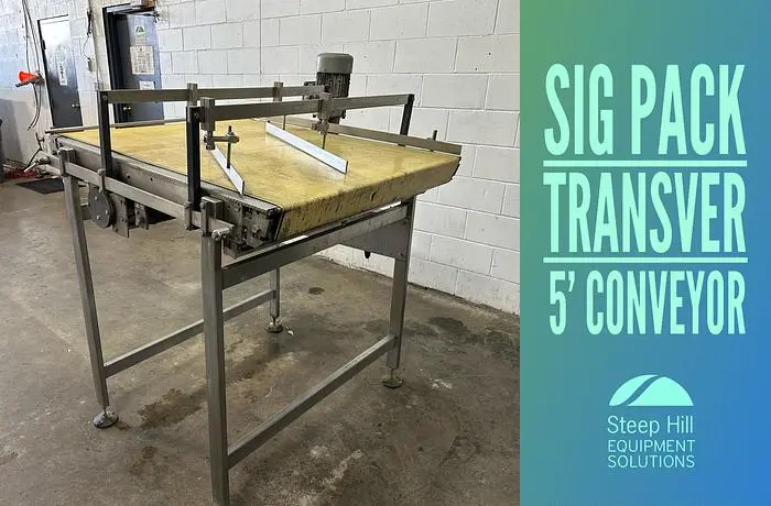 Used SIG PACK - TRANSVER TC2-SR Belt Conveyors | Steep Hill Equipment Solutions #772450