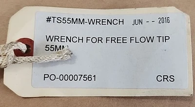 *NEW* Toshiba Machine TS55MM-WRENCH Wrench For Free Flow Tip 55mm + Warranty!