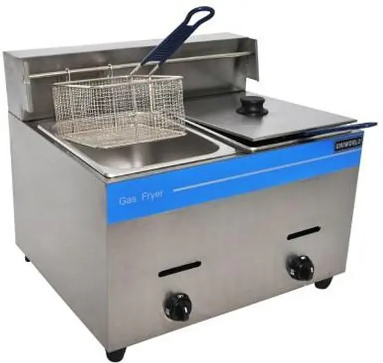 2 BASKET COUNTER TOP PROPANE FRYER
