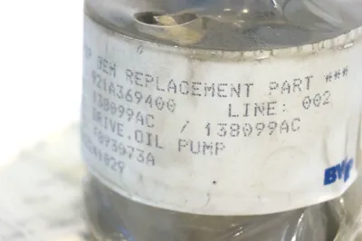 NEW BW / IP INTERNATIONAL 138099AC DRIVE, OIL PUMP