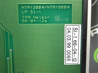 TRW Nelson LP SI-1 Stud Welder Board 66-04-12a NTR1200W/NTR1800W Used