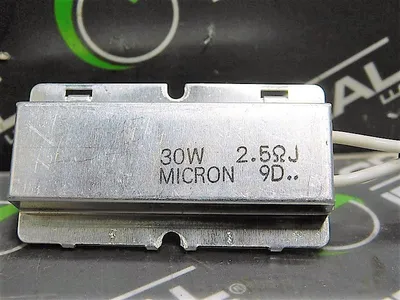 Lot of 3 Micron 30W Resistor 2.5ΩJ 9D.. Used