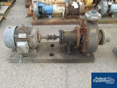 USED Wanner Engineering 4" X 3" Stan-Cor Centrifugal Pump, Type A40, KYNAR