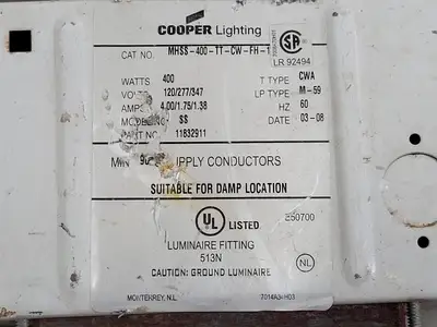 USED COOPER MHSS-400-TT-CW-FH-1