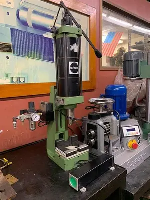 6762-230 Schmidt Precision Pneumatic Toggle Assembly Press 2″ Stroke – Germany New 1999