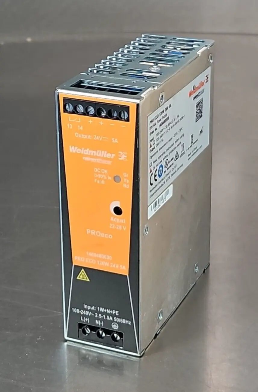 Weiddmuller 1469480000 PRO ECO 120 W 24 V 5 A DIN Power supply (BIN2.3.3)