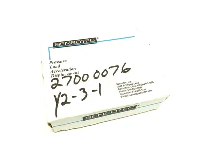 41/0572-01 | Sensotec  Precision Low Profile Load Cell 10 VDC 2000 LBS - New