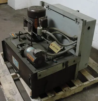 SPC5528  Pump 5 hp Autoquip hydraulic power unit, 23 gallon reservoir tank