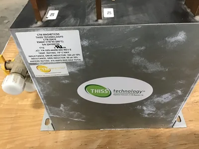 CTM Magnetics Thiss Technology 22410 SN: 2241000124 Liquid Cooled Reactors