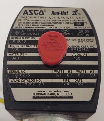 NEW ASCO EF8262G20
