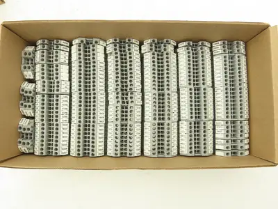 Eaton UT 2.5 Feed-Through Terminal Block Gray 2.5mm² IEC 60947-7-1  Lot of 349