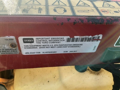 Used 2017 TORO 74523 Mowers Michigan US | Miedema Asset Management Group #1331917