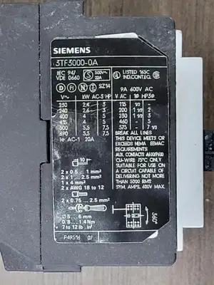 USED SIEMENS 3TF3040-0A