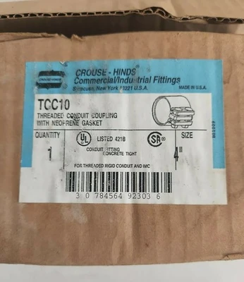 NEW Crouse & Hinds TCC10