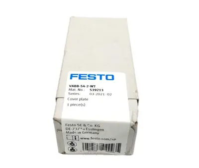 539213, VABB-S4-2-WT | Festo VABB-S4-2-WT Cover Plate 539213 - New