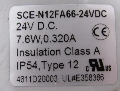 NEW SAGINAW SCE-N12FA66-24VDC ENCLOSURE FILTER FAN SCEN12FA6624VDC