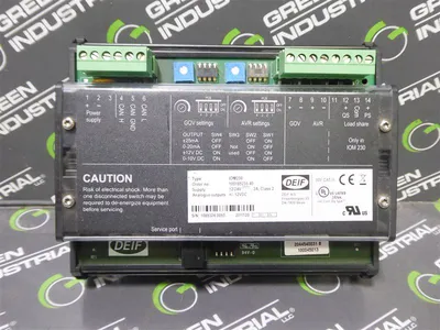 DEIF IOM230 Analog Interface 12/24VDC 2A Class 2 In +/- 12 VDC Out Used